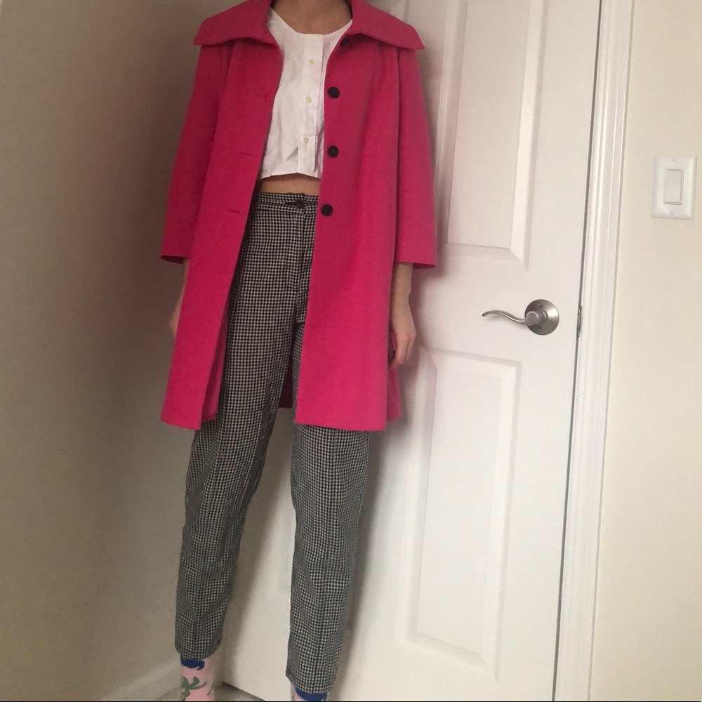uo pleated gingham pants